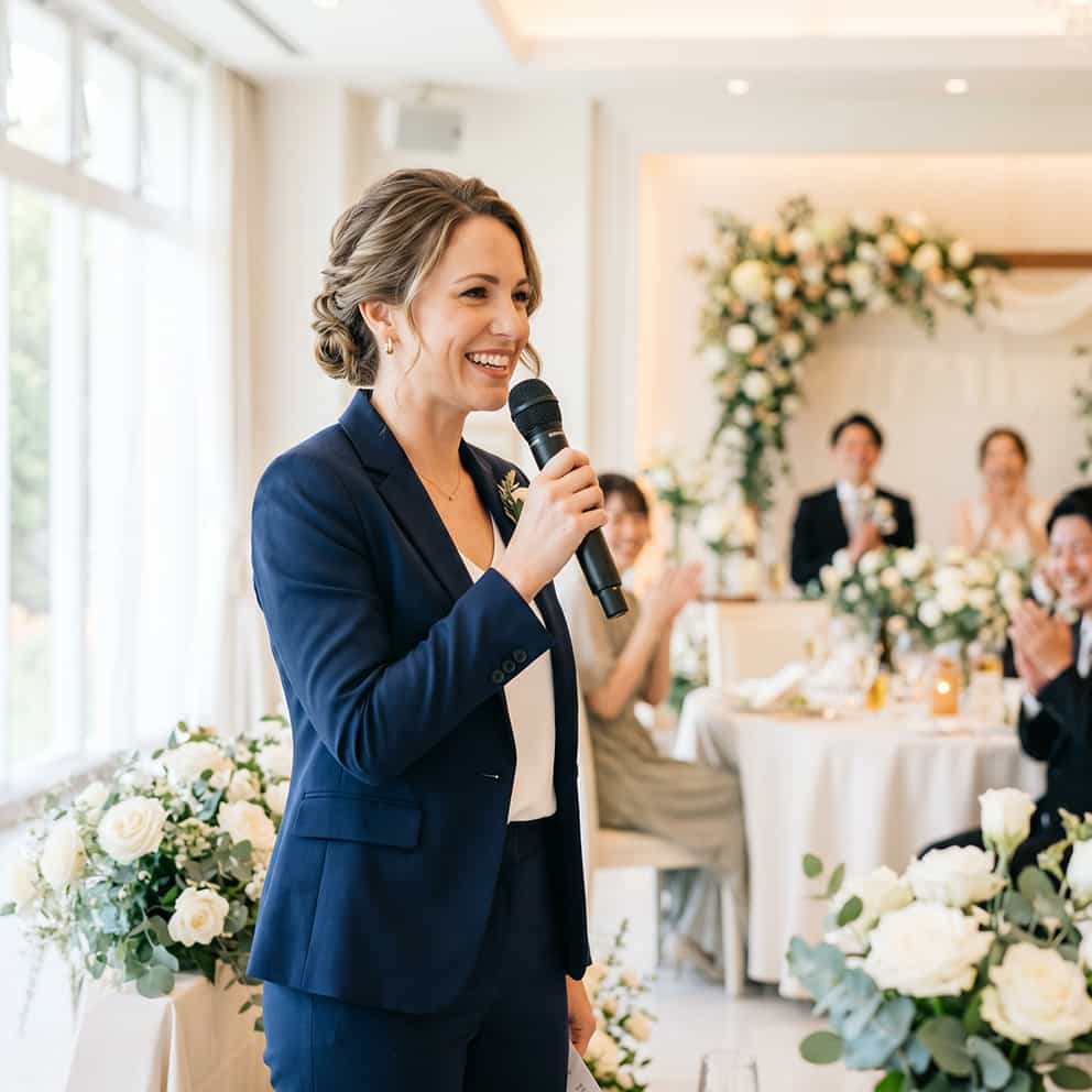 結婚式・披露宴の英語司会や外国人司会者も手配可能