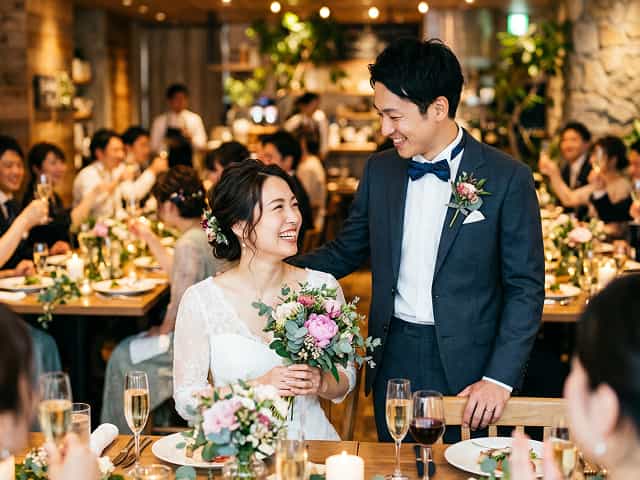 結婚お披露目パーティー・結婚食事会