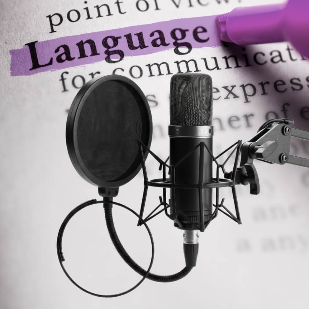 日本語から英語・中国語などの外国語ナレーションも対応