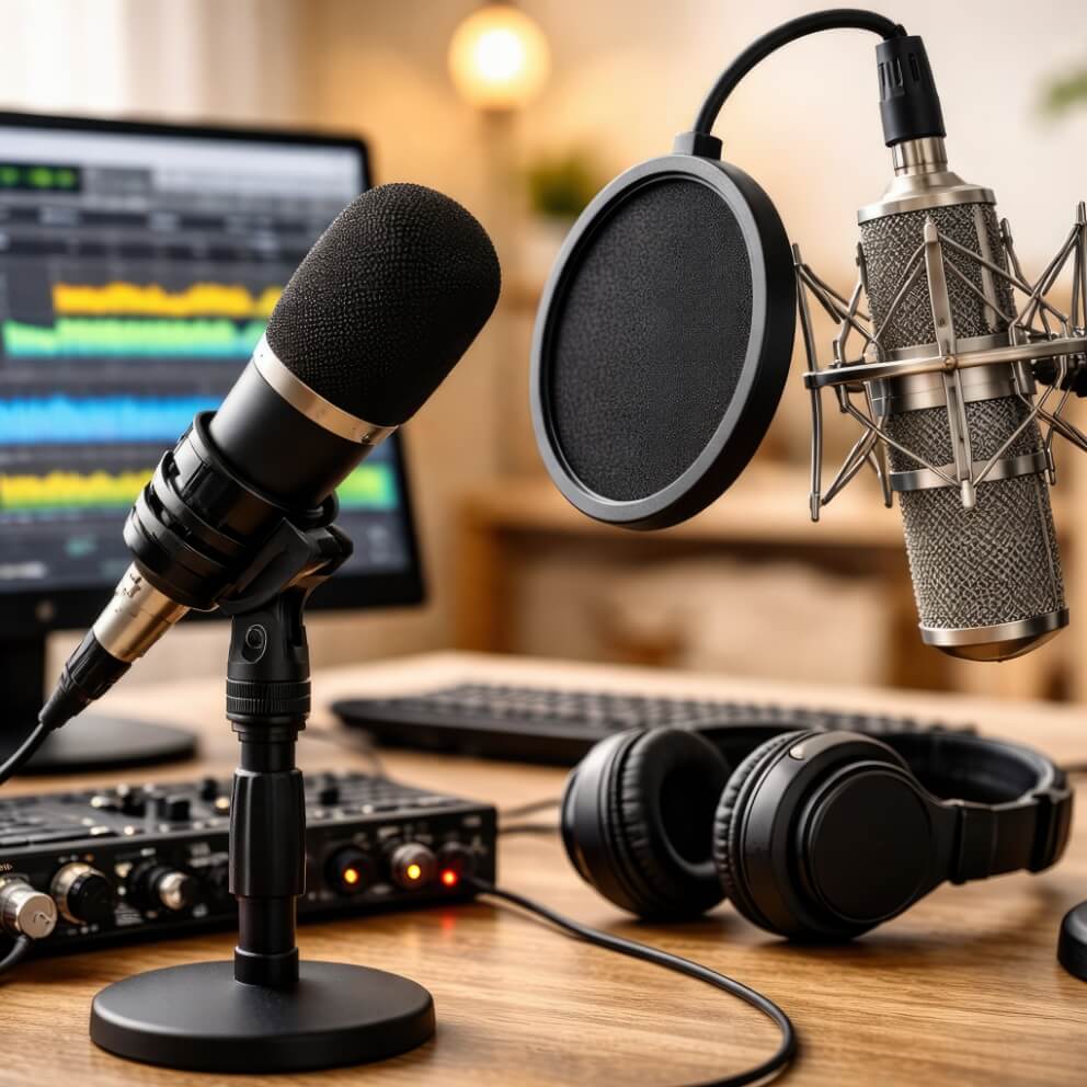 機材・録音環境は事前チェック済みで安心