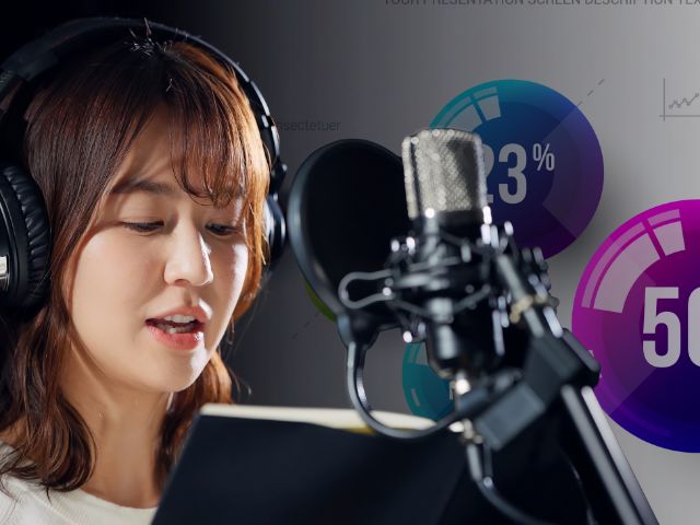 日本語PPTの映像化とナレーション収録