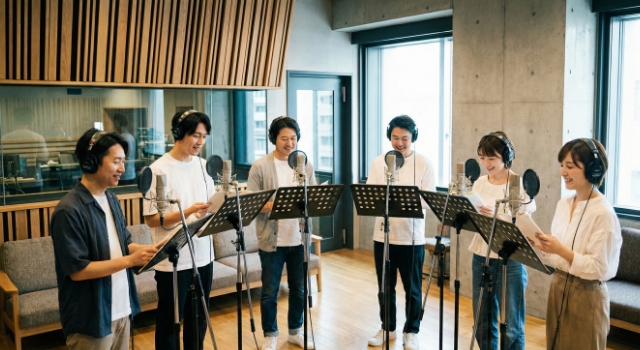 複数キャスト・掛け合い・同時収録が必要な案件