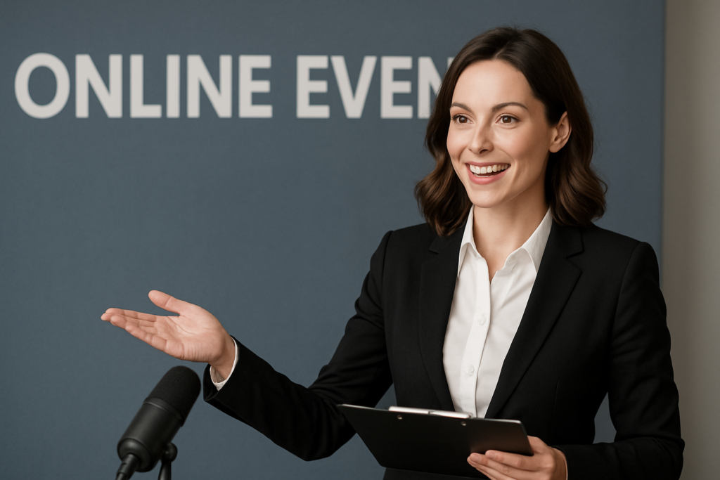 オンラインイベントをプロの司会者に任せるメリット